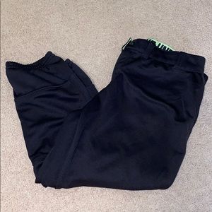 Black softball pants